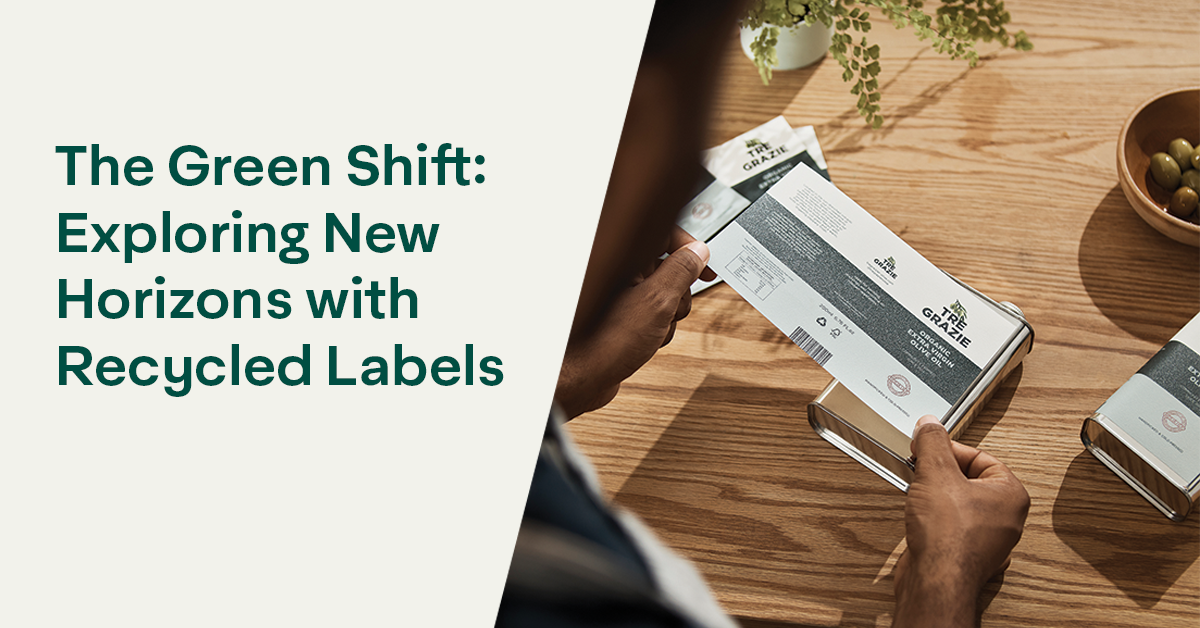 The Green Shift: Exploring New Horizons with Recycled Labels