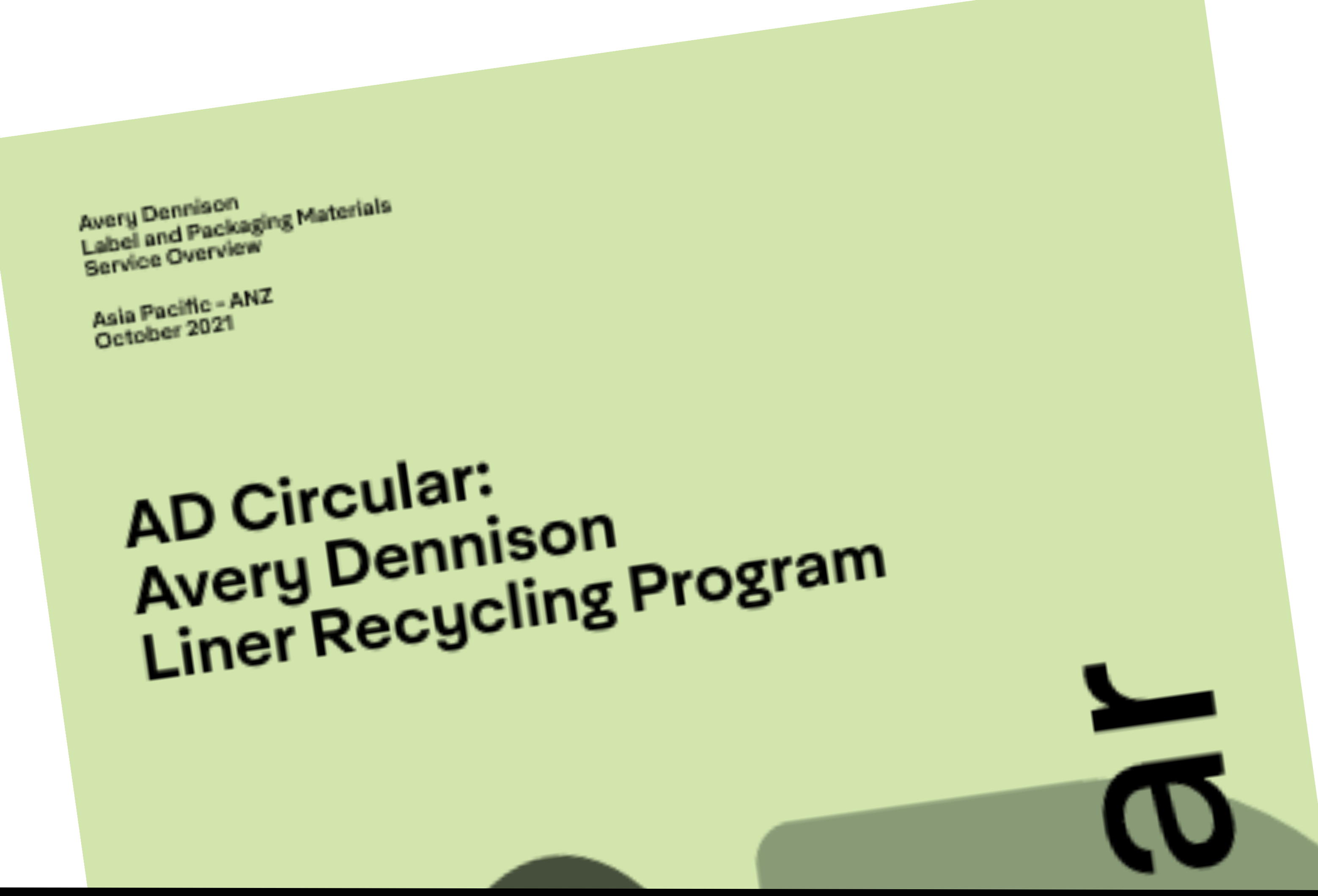 AD Circular: Avery Dennison Liner Recycling Program