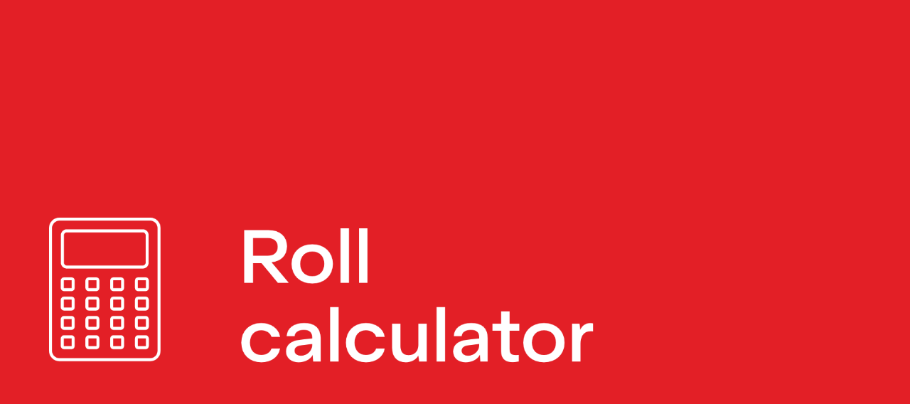 Roll calculator