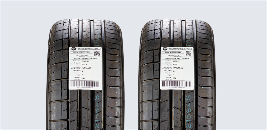 RFID tyres label - Avery Dennison