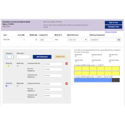 Order customization and visualization